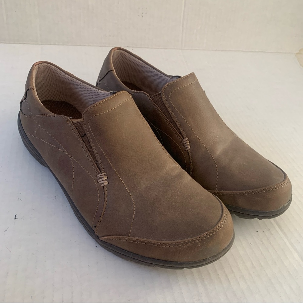Dr Scholls Women's Size 7.5 Hadley Slip On Casual Comfort Loafers Brown Suede